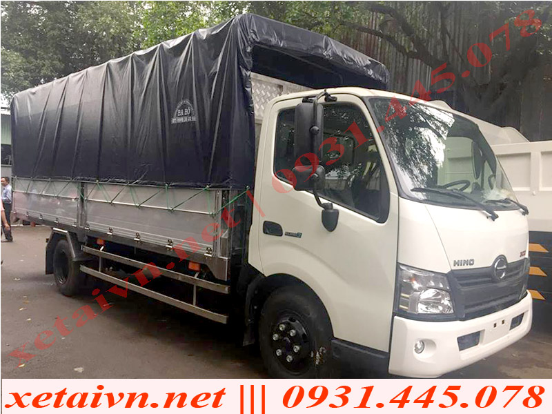 xe HINO 1.9 tân thùng Mui Bạt Nhôm